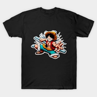 Luffy dynamic poses 2nd edition T-Shirt